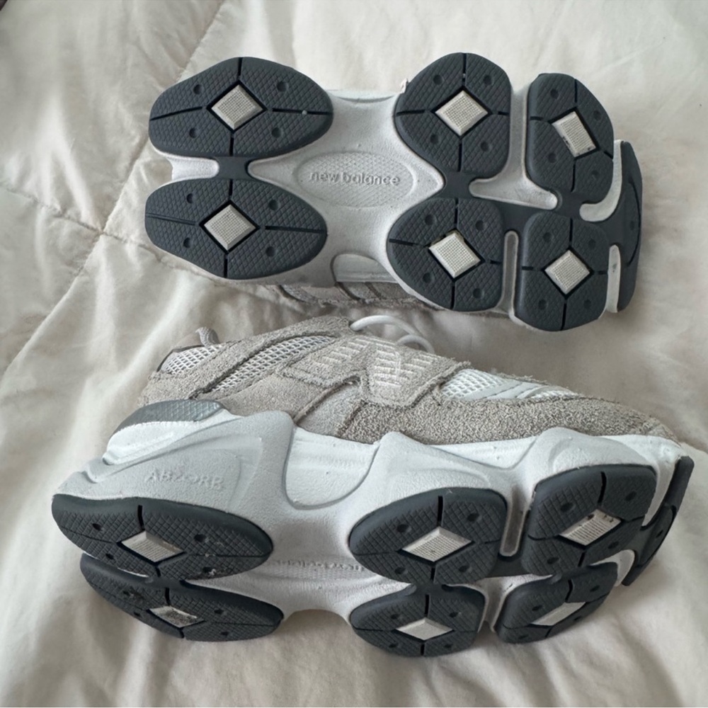 New Balance White and Gray Athletic Shoes